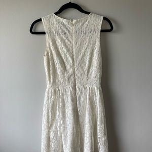 White lace dress